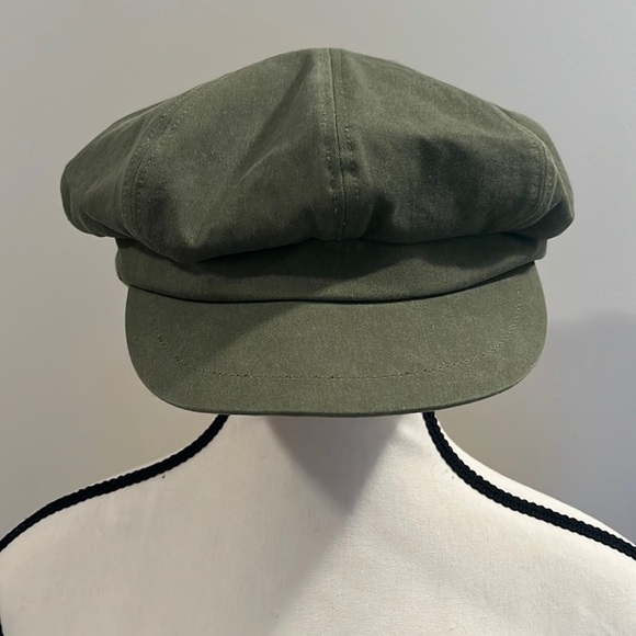 Gap army green page-boy hat, size S/M, news boy cap - Picture 1 of 7